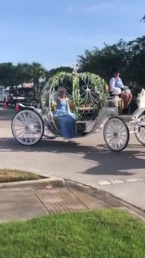 Cinderella Brings Some Magic to Florida Neighborhood With Special Drive-By Visit