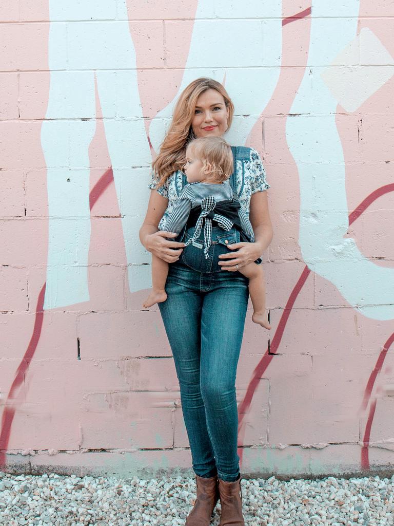 The Mumsie founder Janneke Williamson with her daughter. Picture: Supplied