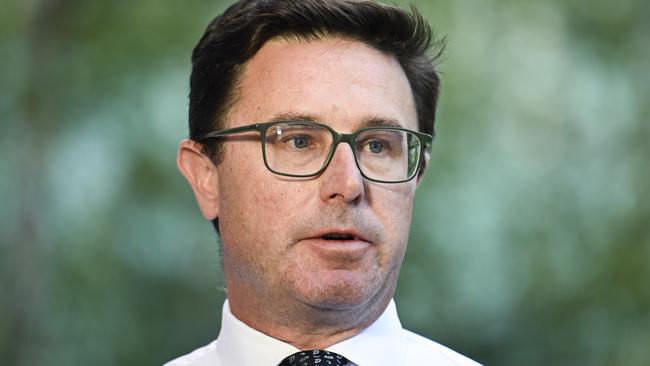Nationals leader David Littleproud says he is concerned about farmers who own their property in their super account. Picture: NewsWire / Martin Ollman