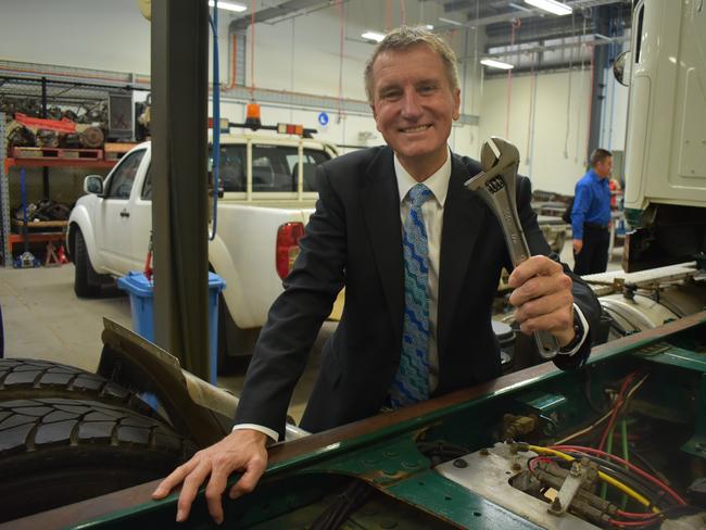 CQUniversity Vice-Chancellor Professor Nick Klomp at the Mackay Ooralea campus. Picture: Zizi Averill