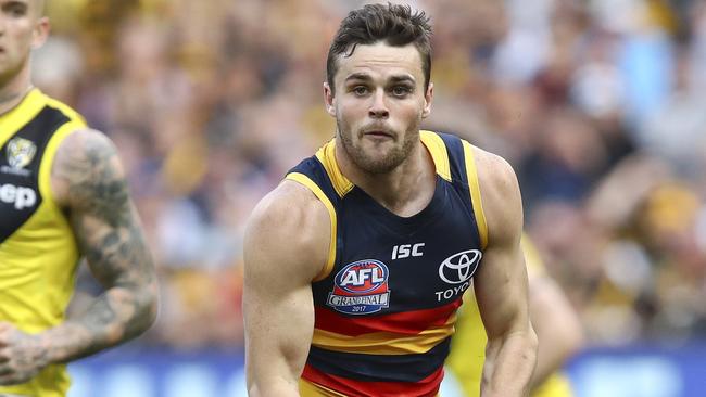 The Crows will be pumped to see Brad Crouch back. Picture: Sarah Reed