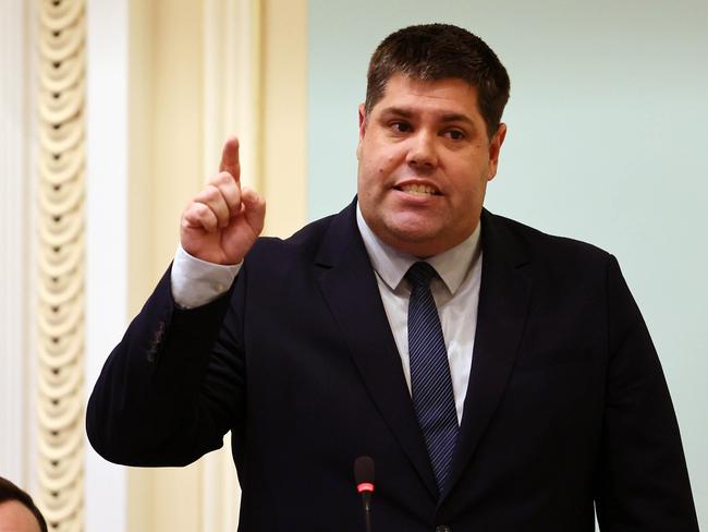 Brisbane, 19 February 2025. Queensland Transport Minister Brent Mickelberg during the second sitting day of Parliament in Brisbane. Picture: Supplied