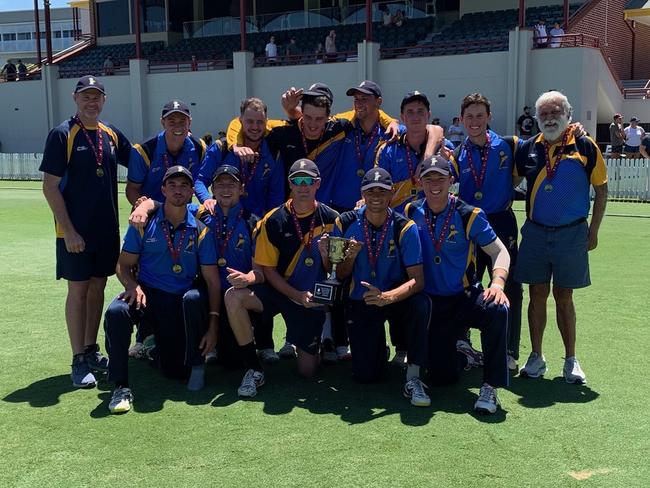 The Gold Coast Dolphins won the Queensland Premier Cricket Bulls Masters First Grade T20 grand final. Picture: Supplied.