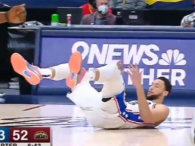 Ben Simmons was floored by Denver's Facundo Campazzo.