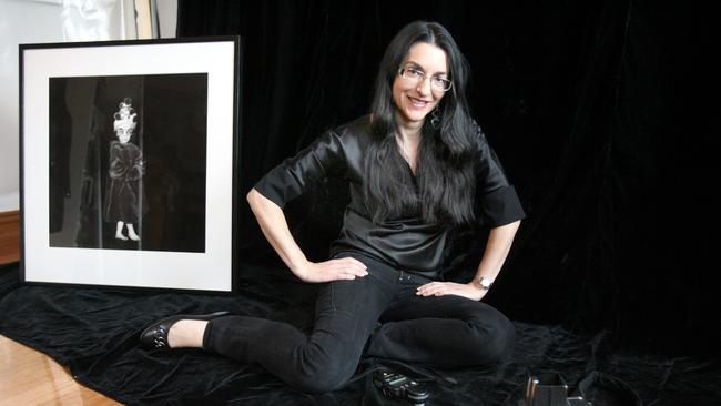 Photographer Polixeni Papapetrou at her Fitzroy studio in Melbourne.