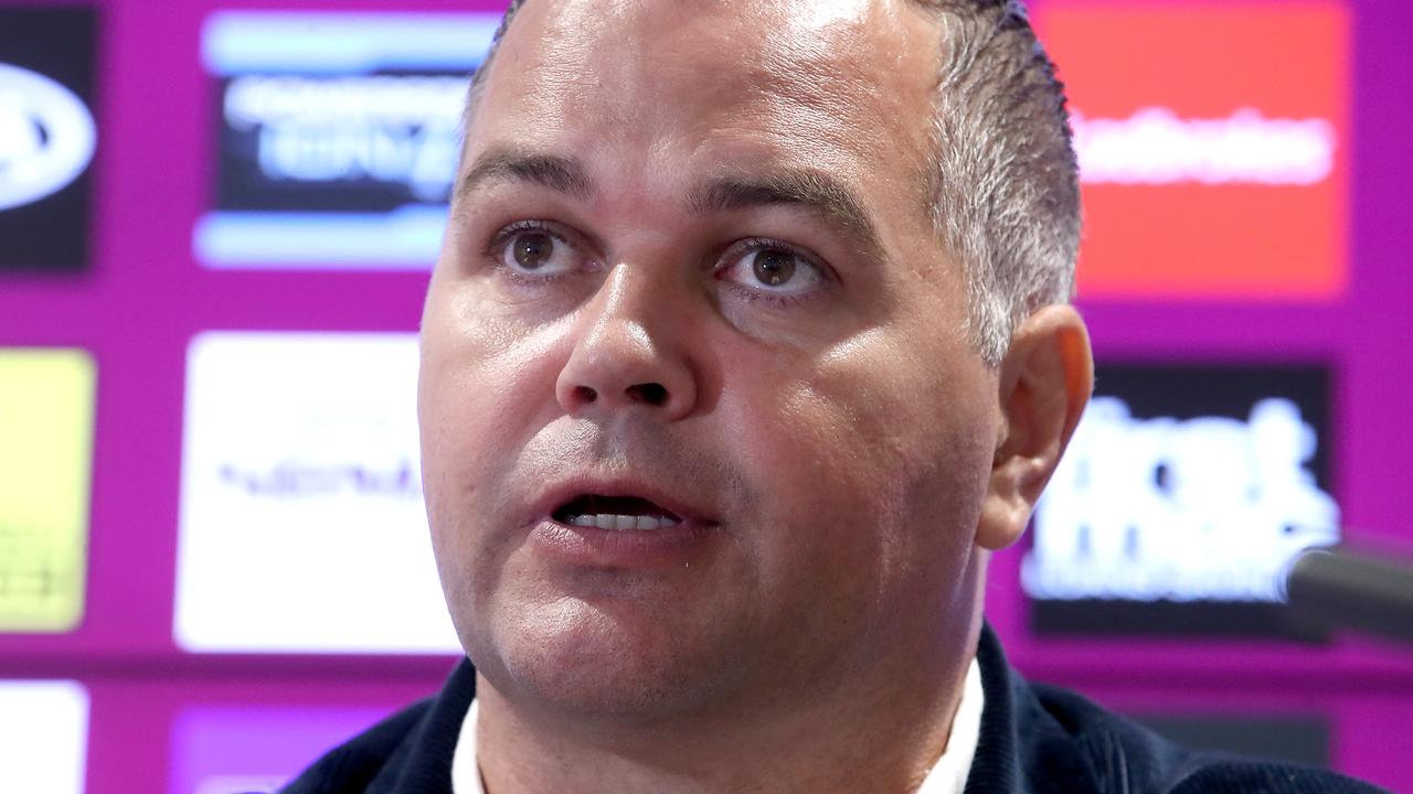 Former Broncos coach Anthony Seibold. Picture: Getty Images