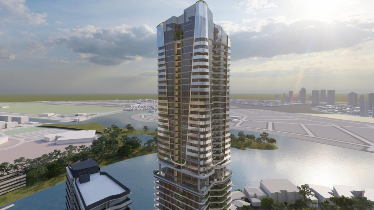 It will be the first high-rise planned for the residential street. Picture: Supplied by YHY