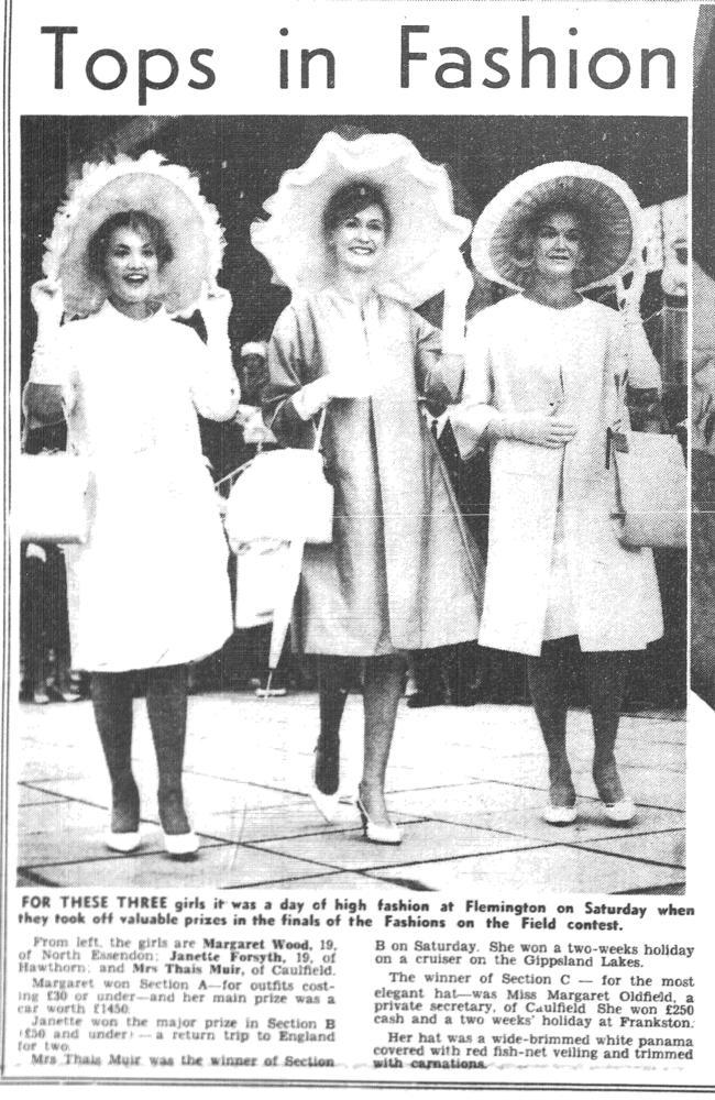 Fashions of the Field started in 1962.