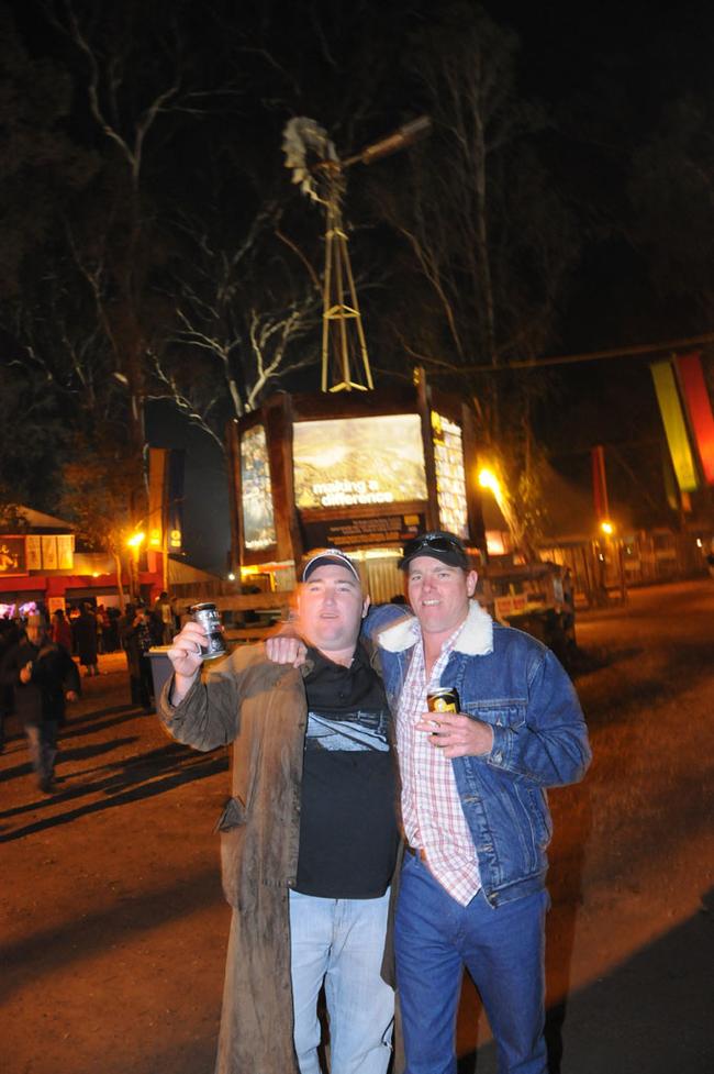 Mark O'Neil and Troy McSweeny. Picture: Craig Warhurst