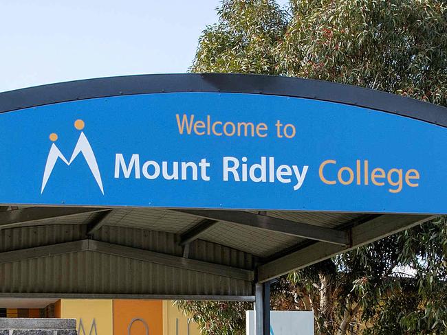 Mount Ridley College, Craigieburn, is a new Covid19 exposure site during Melbournes fourth lockdown. Picture: Mark Stewart