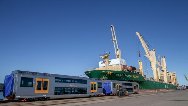 Port of Newcastle has key advantages in receiving the trains. Supplied.