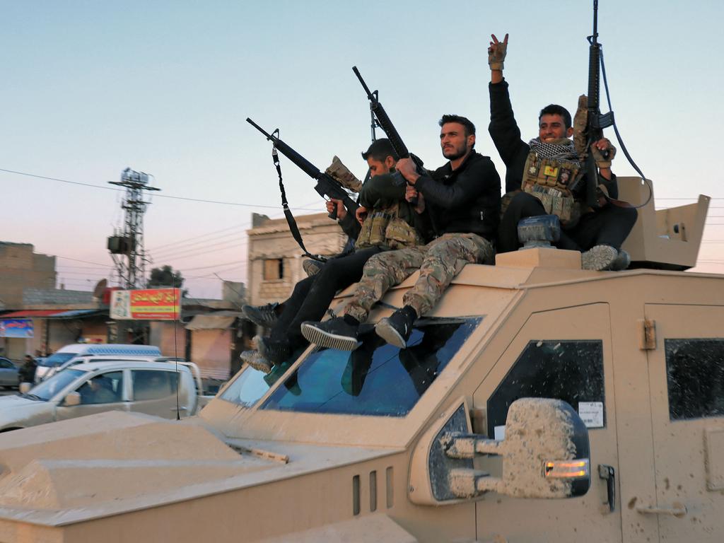 Members of the Kurdish-led Syrian Democratic Forces (SDF). Picture: AFP