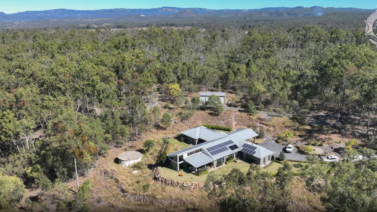 The couple’s property where Frances Crawford was found deceased. Pic: Supplied QLD Police