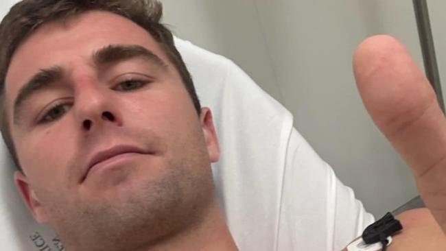 Nash Holmes recovering in hospital.