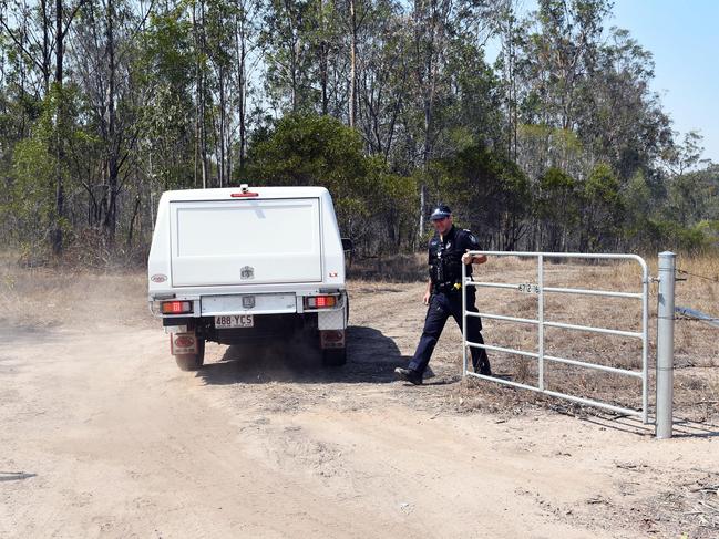 The crime scene where Ben Freear was shot dead by police.