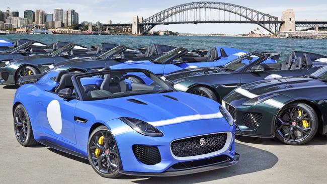 Jaguar’s days of selling V8-powered sports cars are strictly numbered.