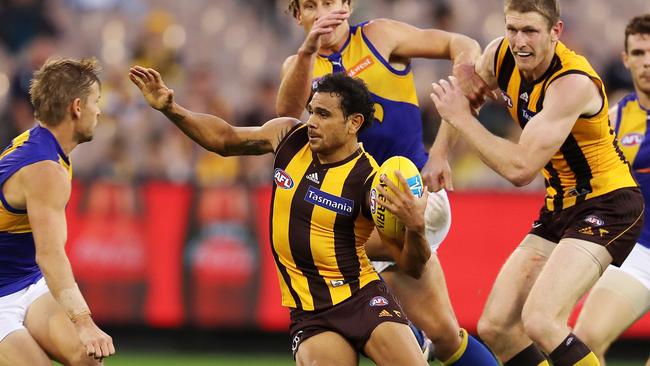 Cyril Rioli was back to his best against West Coast. Picture: Michael Klein