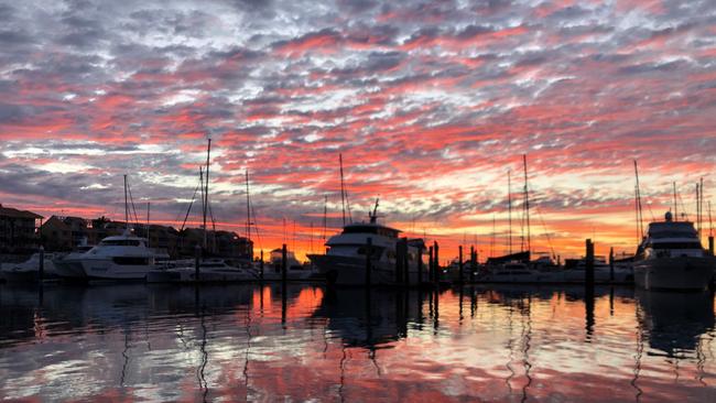 The Urangan Boat Harbour.