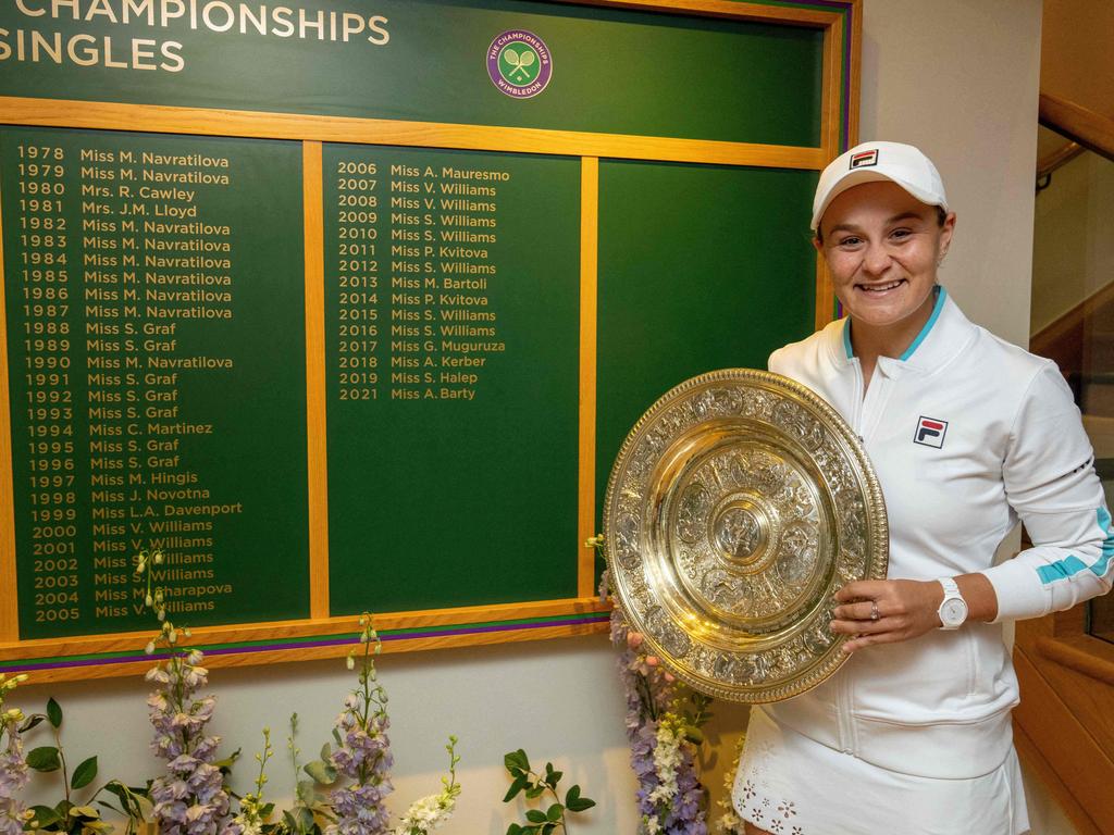 Barty cemented her status as a national hero.