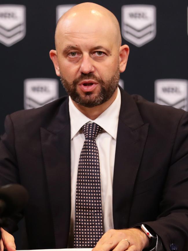 NRL chief Todd Greenberg. Picture: Getty Images