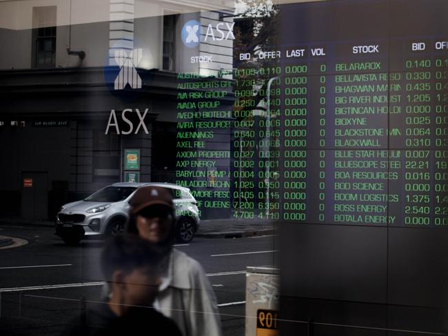 SYDNEY, AUSTRALIA - NewsWire Photos APRIL 17, 2025: ASX stock. Picture: NewsWire / Nikki Short