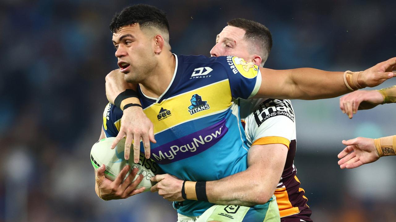 David Fifita returned to the starting side for the Titans. Picture: Chris Hyde/Getty Images