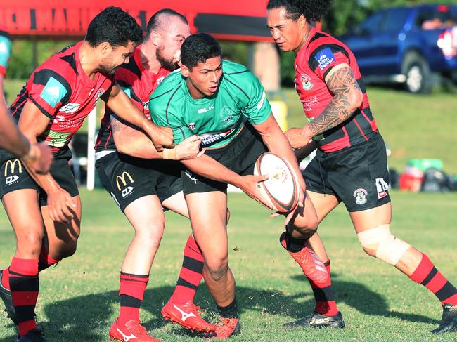 Heilum Luki played a few games for Wanderers in FNQ Rugby in 2020. PICTURE: BRENDAN RADKE