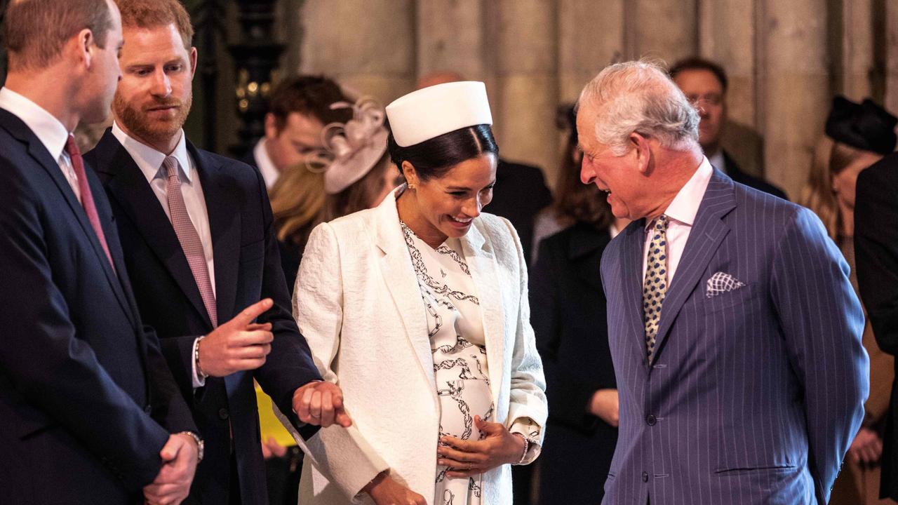 Meghan and her father-in-law appeared to have a special bond. Picture: Richard Pohle/AFP