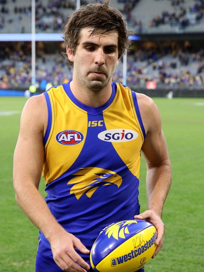 The Eagles will also get a compensation pick if Andrew Gaff leaves. Picture: AAP