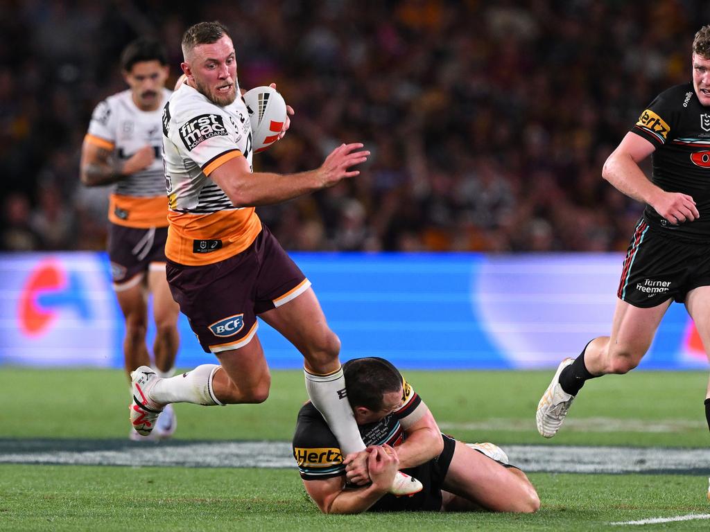 Kurt Capewell was holding back tears. Picture: Bradley Kanaris/Getty