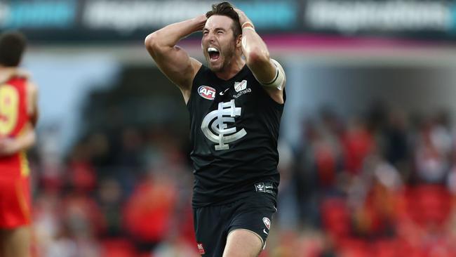 Carlton has dropped Dale Thomas over his drinking indiscretion. Picture: Getty Images