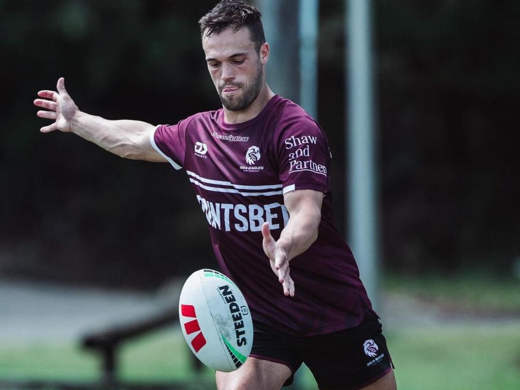 Luke Brooks has made a fresh start at Manly. Picture: Instagram