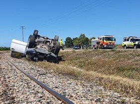 Man taken to hospital after car and truck crash