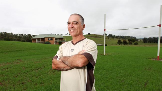 John Tedesco, father of NRL player James Tedesco, at his Menangle home.