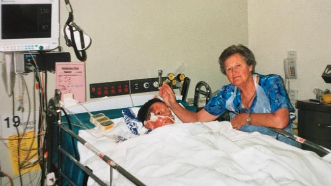 Therese marked her 30th birthday in a hospital bed. Picture: Supplied