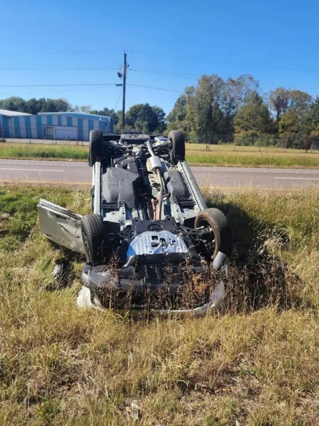 The 26-year-old accused allegedly fled the scene in his car, prompting a police chase. Picture: Shelby County Sheriff’s Office