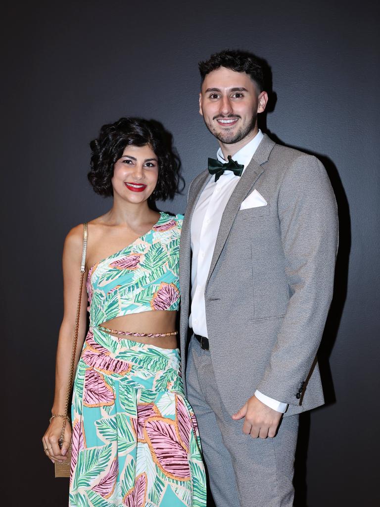 Casia Betros and Cameron Agius at the Cairns Chamber of Commerce Business Excellence Awards gala dinner, held at the Cairns Convention Centre. Picture: Brendan Radke