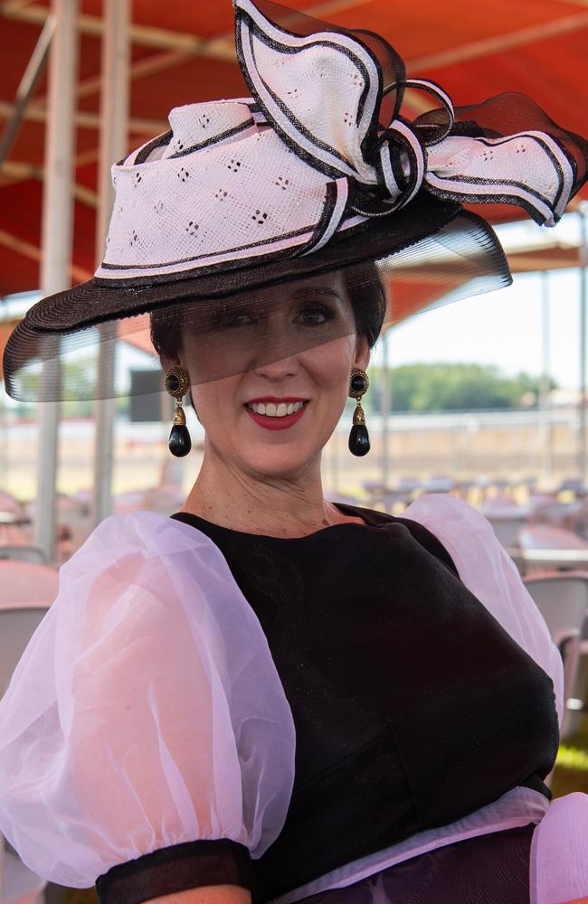 Sally Martin at the 2024 Darwin Cup Carnival Derby Day. Picture: Pema Tamang Pakhrin