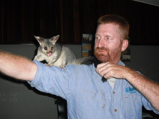 Brisbane City Mayoral candidate Jarrod Wirth - Wildlife Carer. Picture: Jarrod Wirth.