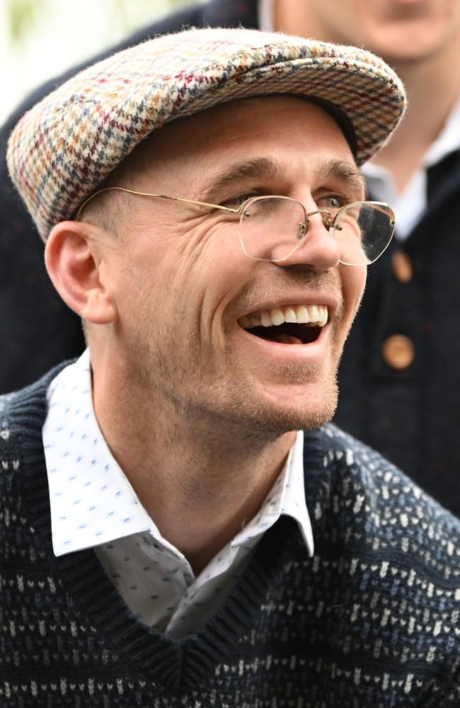 Joel Selwood of the Cats attends the Geelong Cats official end of AFL season celebrations at Wharf Shed on September 26, 2022 in Geelong, Australia. Picture: Morgan Hancock