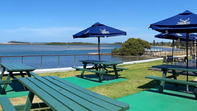 Harrington Hotel overlooks the Manning River. Picture: Facebook.