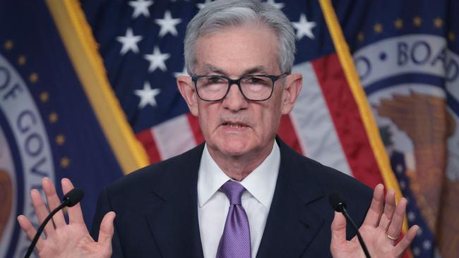 US Federal Reserve board chairman Jerome Powell has hinted we’re at the top of the interest rates cycle. Picture: Getty Images