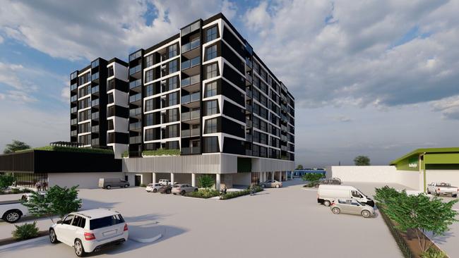 The proposed 84 two bedroom units on Gympie Road Strathpine are filling the void of medium market apartments in the area. Picture: Contributed