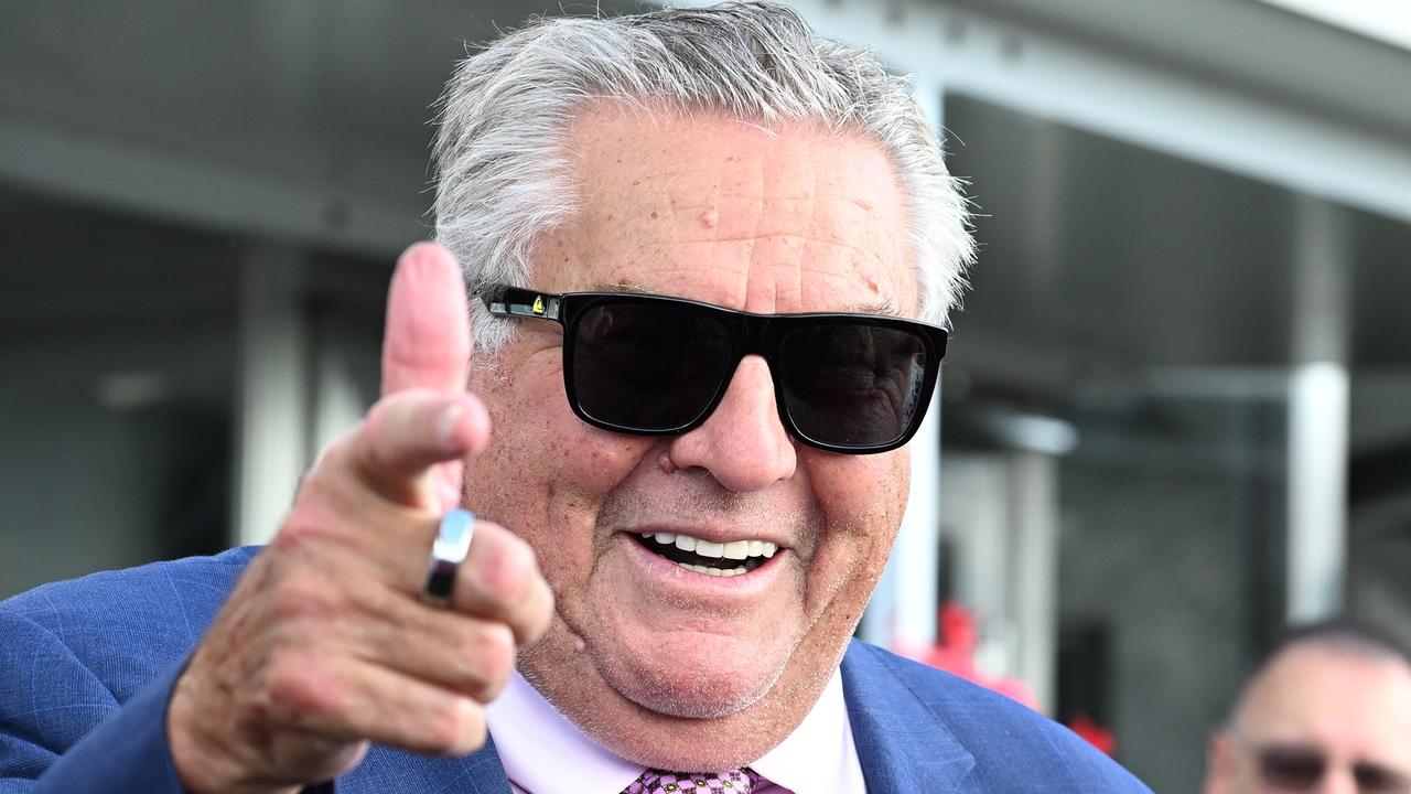 Owner Max Whitby enjoying the win of Cool Archie. Picture: Grant Peters/Trackside Photography