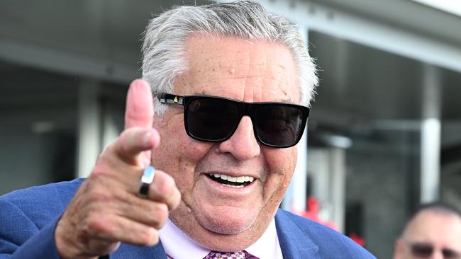 Owner Max Whitby enjoying the win of Cool Archie. Picture: Grant Peters/Trackside Photography