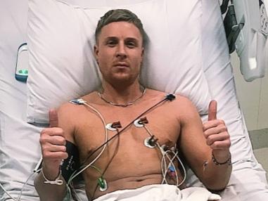 2018 Bachelorette Contestant Paddy Colliar was the victim of a stabbing overnight at Para Hills West. Picture: Instagram