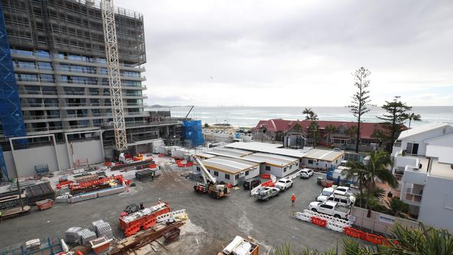 Some local residents are keen for the other Kirra Beach Hotel development towers to go ahead despite a community campaign to stop it. Picture Glenn Hampson