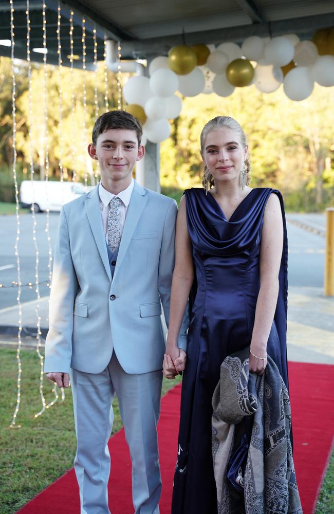 Harry and Erica at the Coolum State High School formal 2023. Pictures: contributed