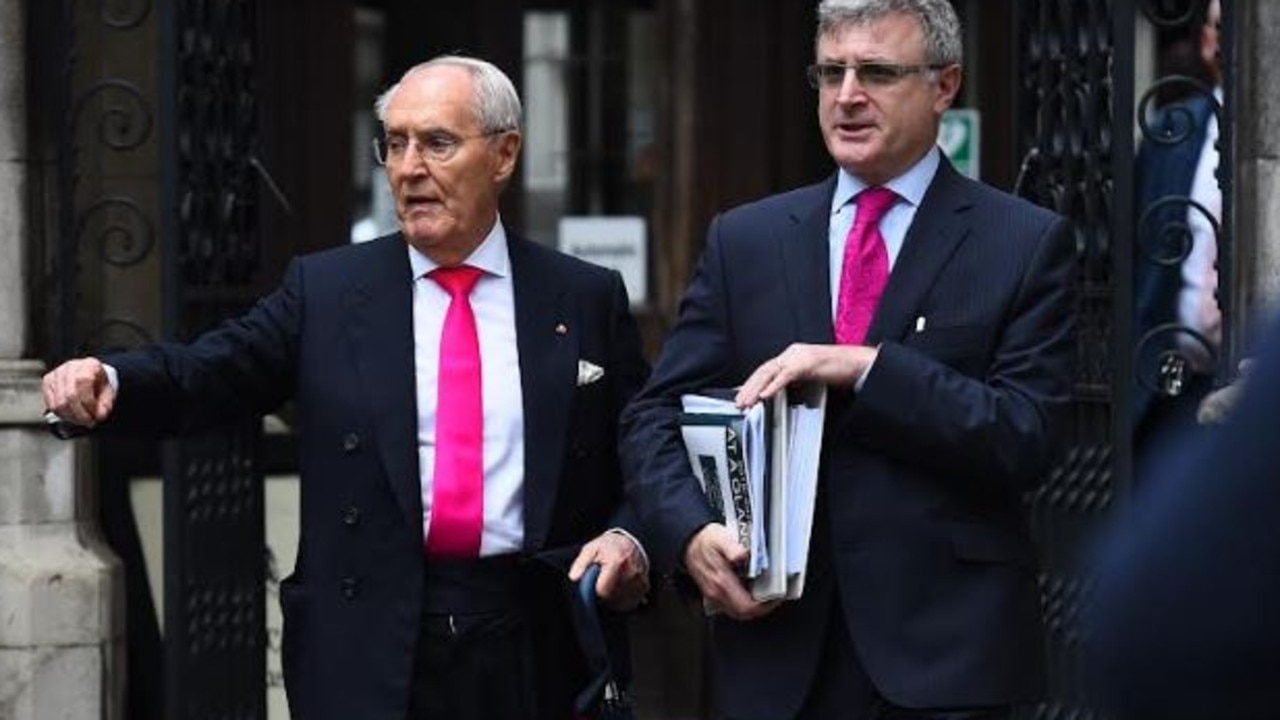 Sir Frederick Barclay (left) founded a business empire with his late identical twin brother. Picture: Kirsty O'Connor/PA Images via Getty Images
