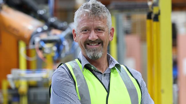 Seeley International Group Managing Director Jon Seeley at the company’s Lonsdale factory in Adelaide. NCA NewsWire / David Mariuz